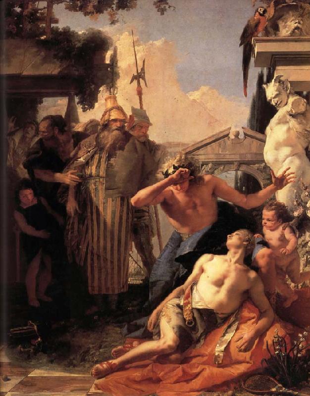 Giambattista Tiepolo The Death of Hyacinthus oil painting picture